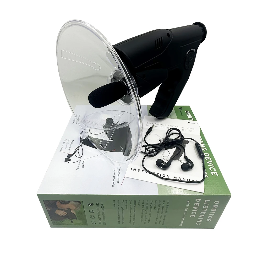 New 8x Birdwatching Glasses, High-definition and High-power Outdoor Bird Listening Device, Sound Collector, Pet Tracker