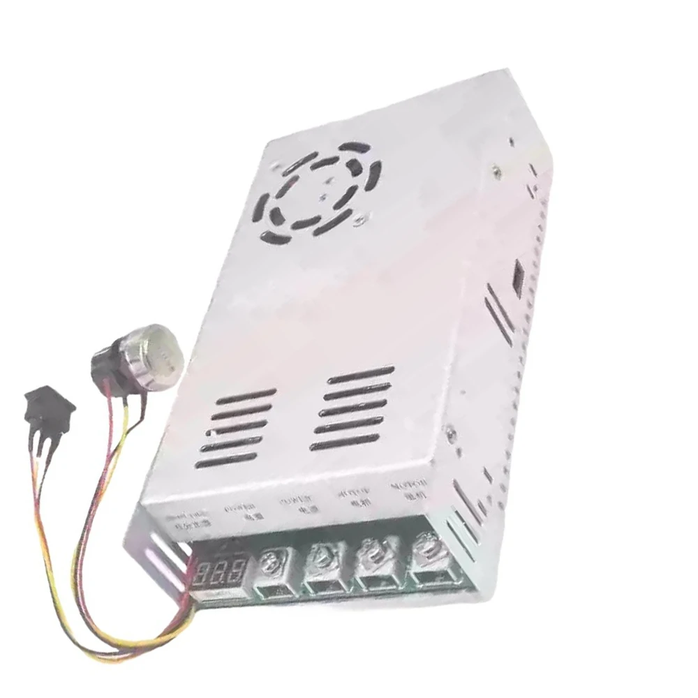 DC12-48V 200A Brushed Motor Speed Controller Bidirectional Forward Reverse 0-100% Speed Regulation Potentiometer Motor Governor