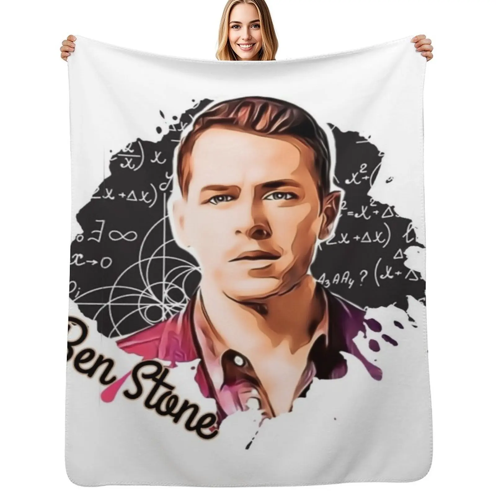 Ben Stone Cartoon Throw Blanket wednesday Plush valentine gift ideas For Sofa Thin Bed Shaggy Blankets