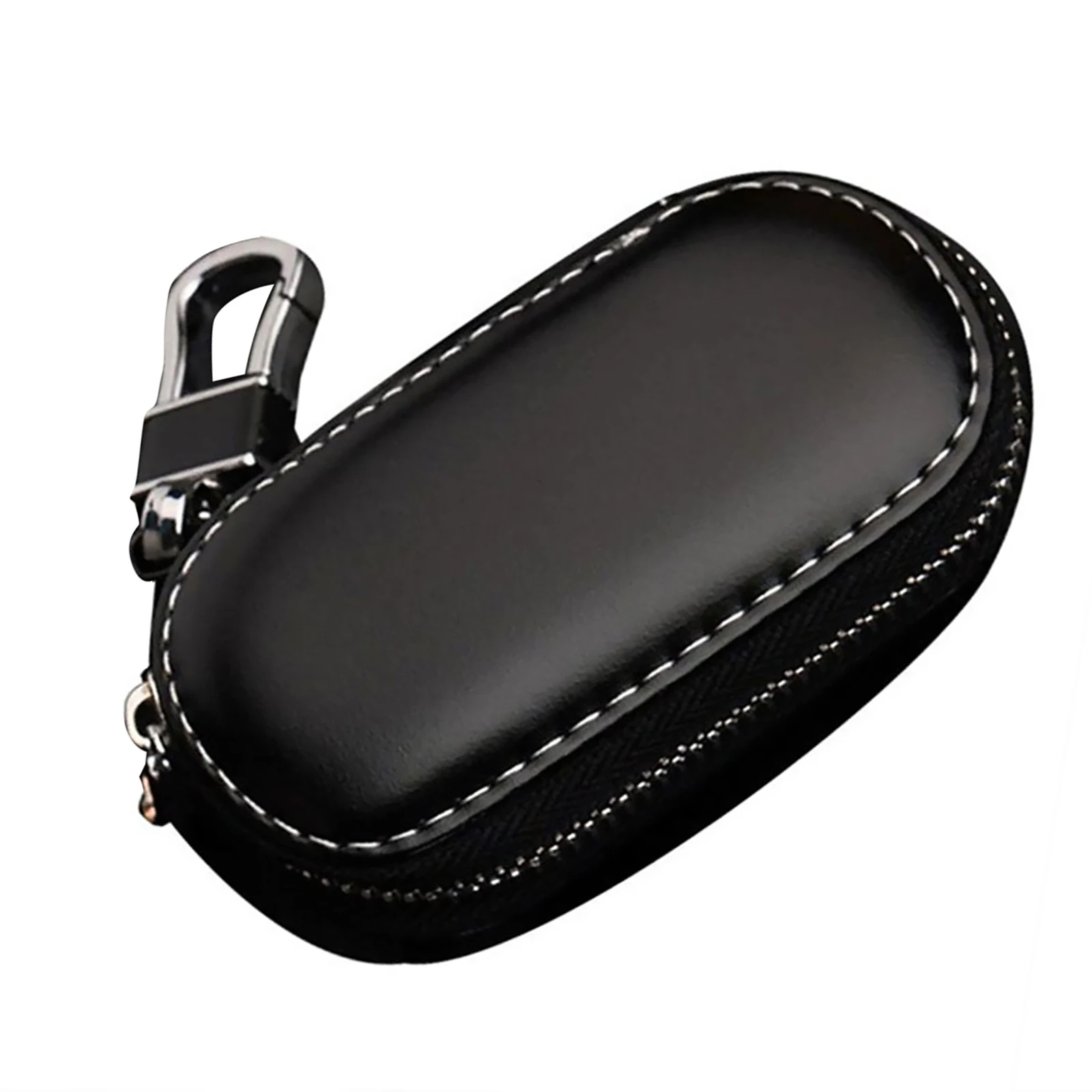 PU Leather Car Remote Key Fob Holder Cover House Keychain Bag Organizer Car Key Case Pouch Small Wallet Mini Purse Unisex