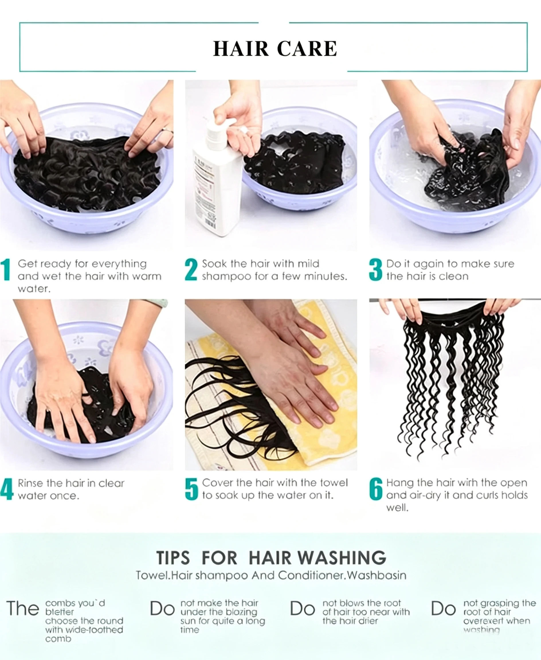Helles Aschbraun mit Highlights, locker gewellt, 100 % Echthaar, 1x4-Größe, U-Teil-Perücken, klebefrei, 200 Dichte, V-Teil-Perücken, verstellbar mit Clips – Detail 7