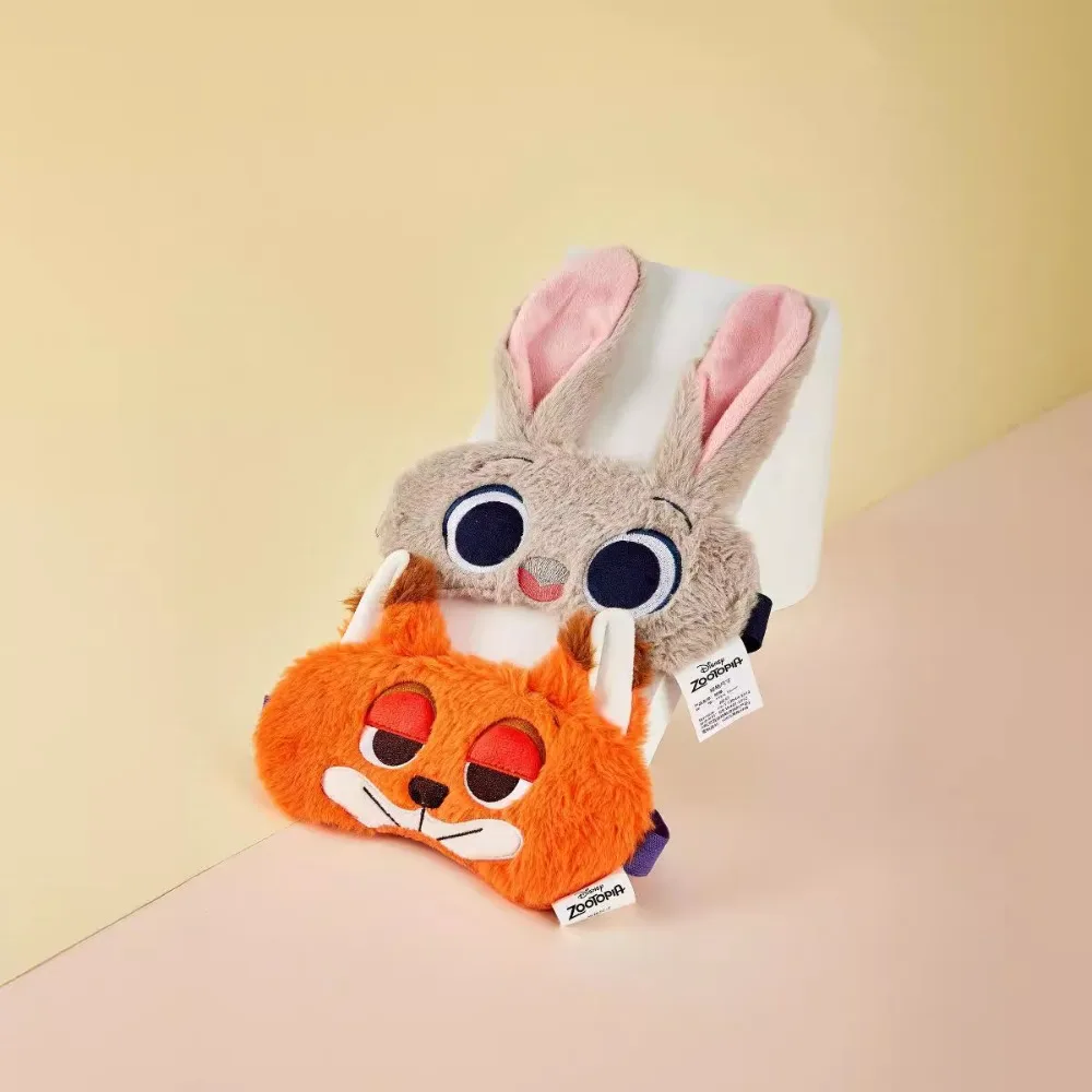 

Disney Zootopia Anime Plush Eye Mask Kids Action Figure Toy Judy Nick Cute Blackout Travel Sleep Masks Girls Woman Birthday Gift