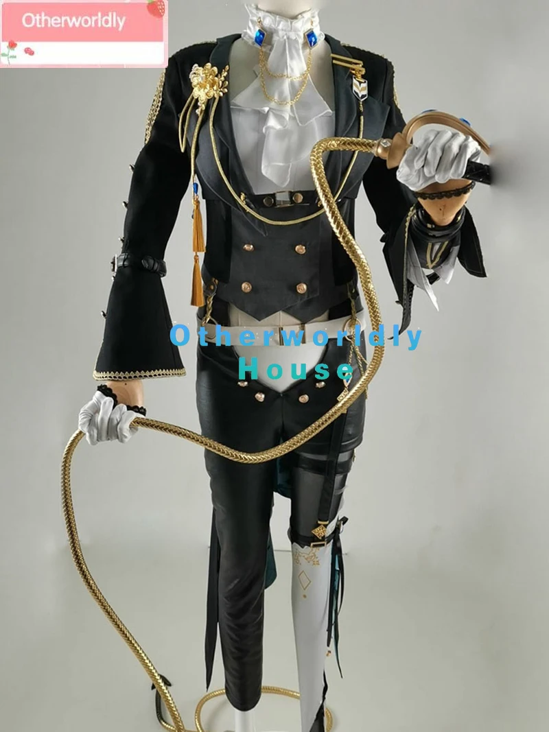 Game Nu: Carnival Edmond Cosplay Costumes Halloween Carnival Uniforms Anime Clothing Fancy Party Suit Custom Made