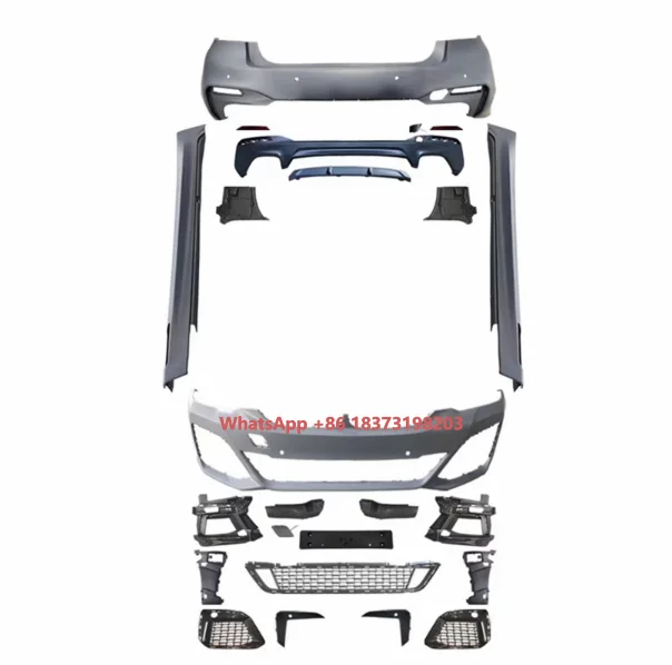 

2021 for BMW 5 Series G30 Pre 2018-2020 Body Kit Front Line Vehicle Accessories M Sport Bumper No Light New LCI Pre Upgrade Lci