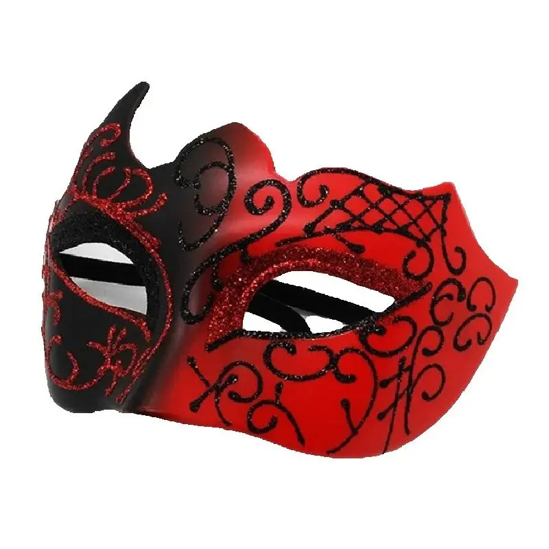 

Ancient Style Venetian Mysterious Half-Face Male Party Masquerade ABS Mask