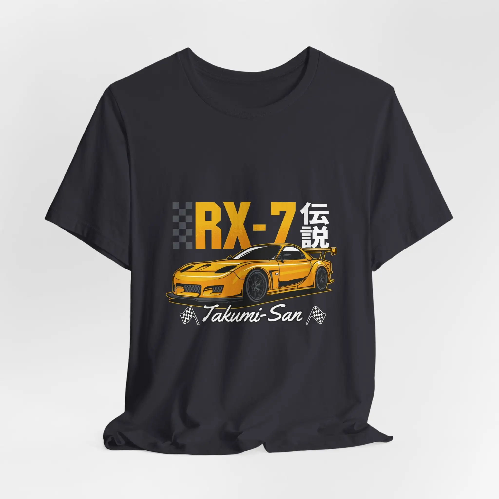 Takumi San'S Yellow Rx 7 Mastery Street Racing Legend T Shirt