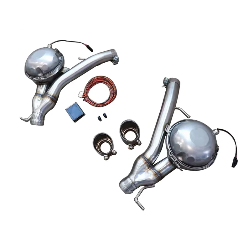 Diesel active audio system actively simulates sonic stainless steel exhaust