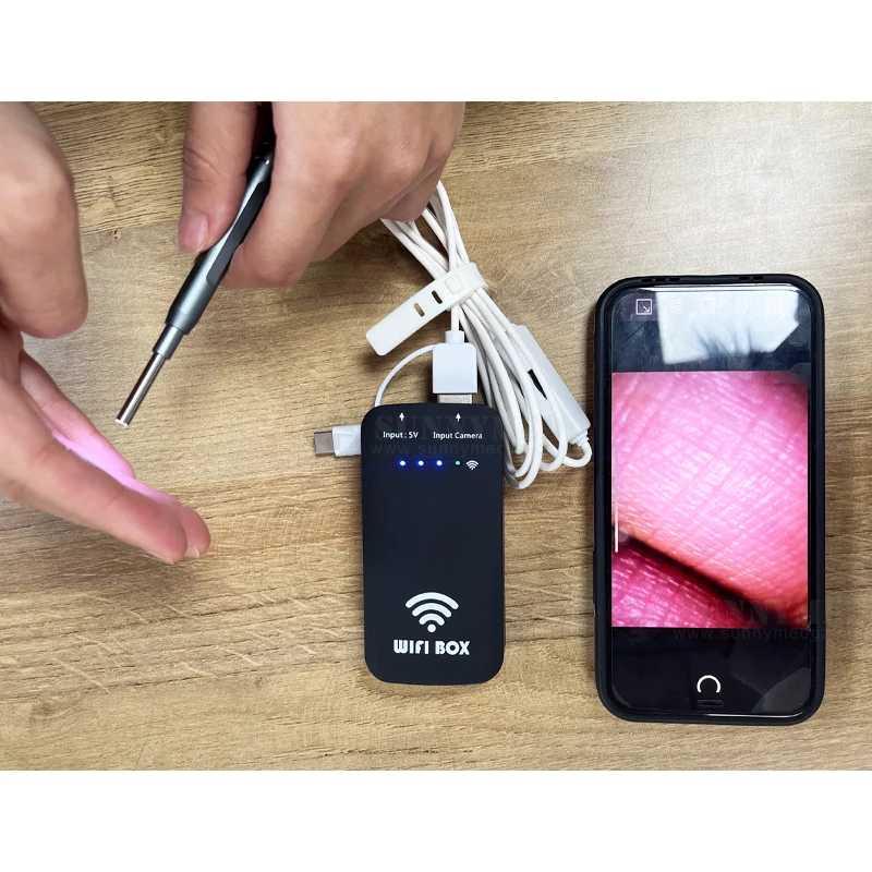 Mini Smart WIFI  HD Camera Digital Set with Camera for Ear De Diagnostic