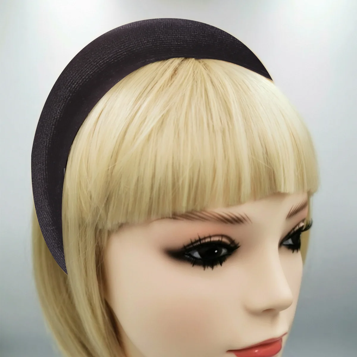 

Band Solid Color Cloth Hair Hoops For Women Girls Party Christmas Cosplay Accessory Green Hair Styling Tool