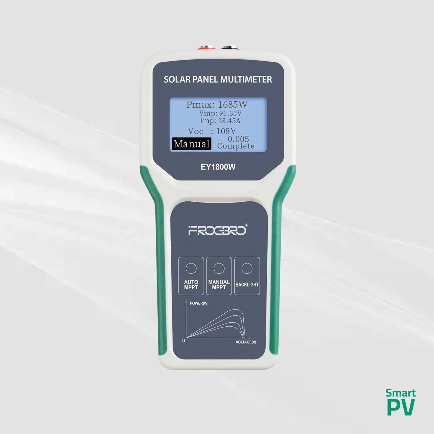 EY1800W 120V Voltage Digital Solar Multimeter Solar Panel MPPT Tester Photovoltaic Panel Power Supply Multimeter
