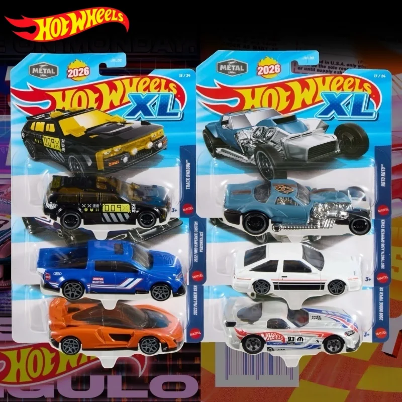 Modelo de Auto de Aleación Fundida a Presión Hot Wheels, Escala 1:43, Coleccionable, Dodge Viper, McLaren Senna, Toyota AE86, JKL02, para Colección y Exhibición