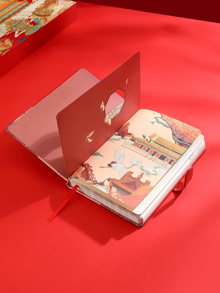 New Arrival Forbidden City Dragon Notebook Planner Office Stationery Graduation Gifts Classmate Birthday Present Box