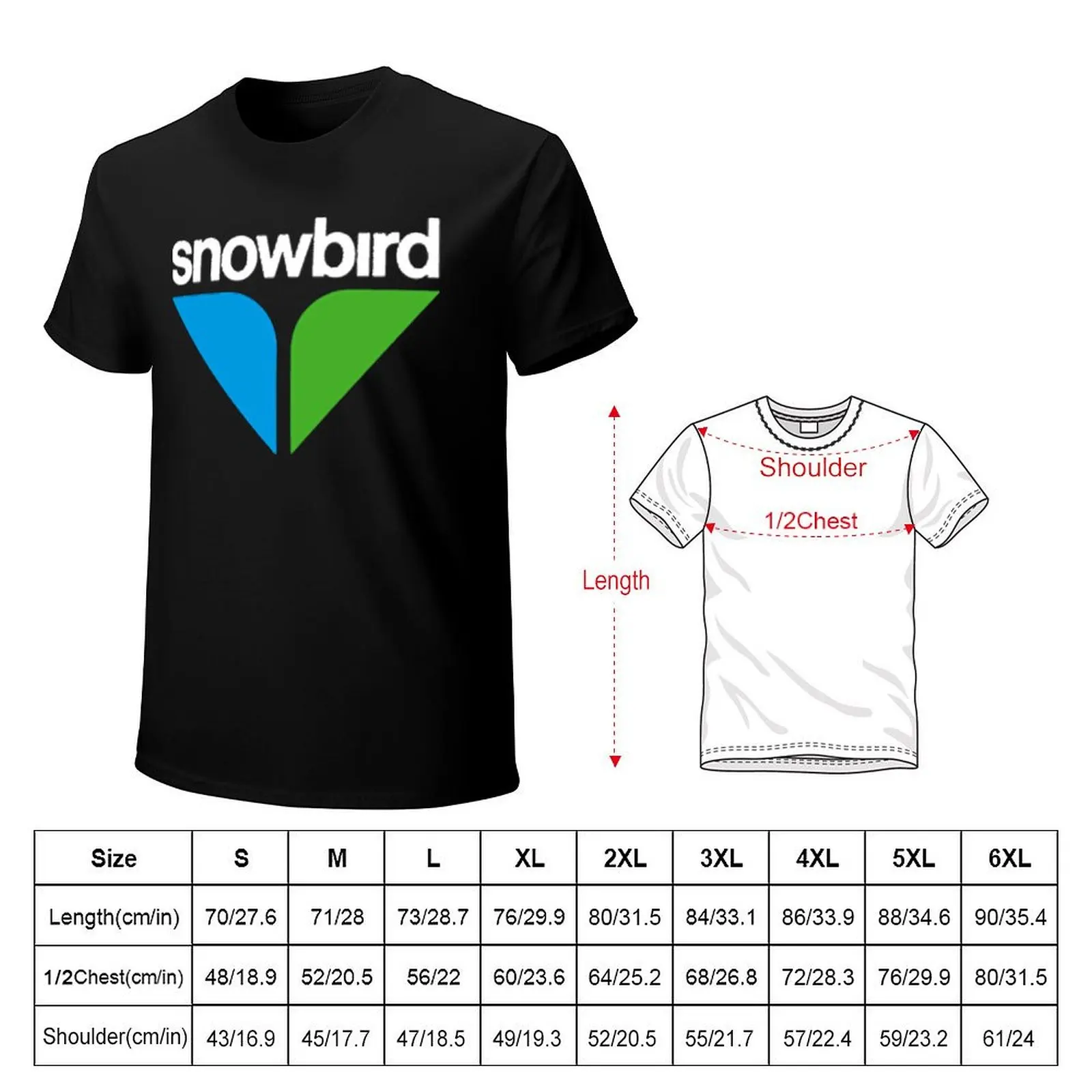 Snowbird Ski Resort Tourism T-Shirt Quick Dry Light Sports T-Shirt