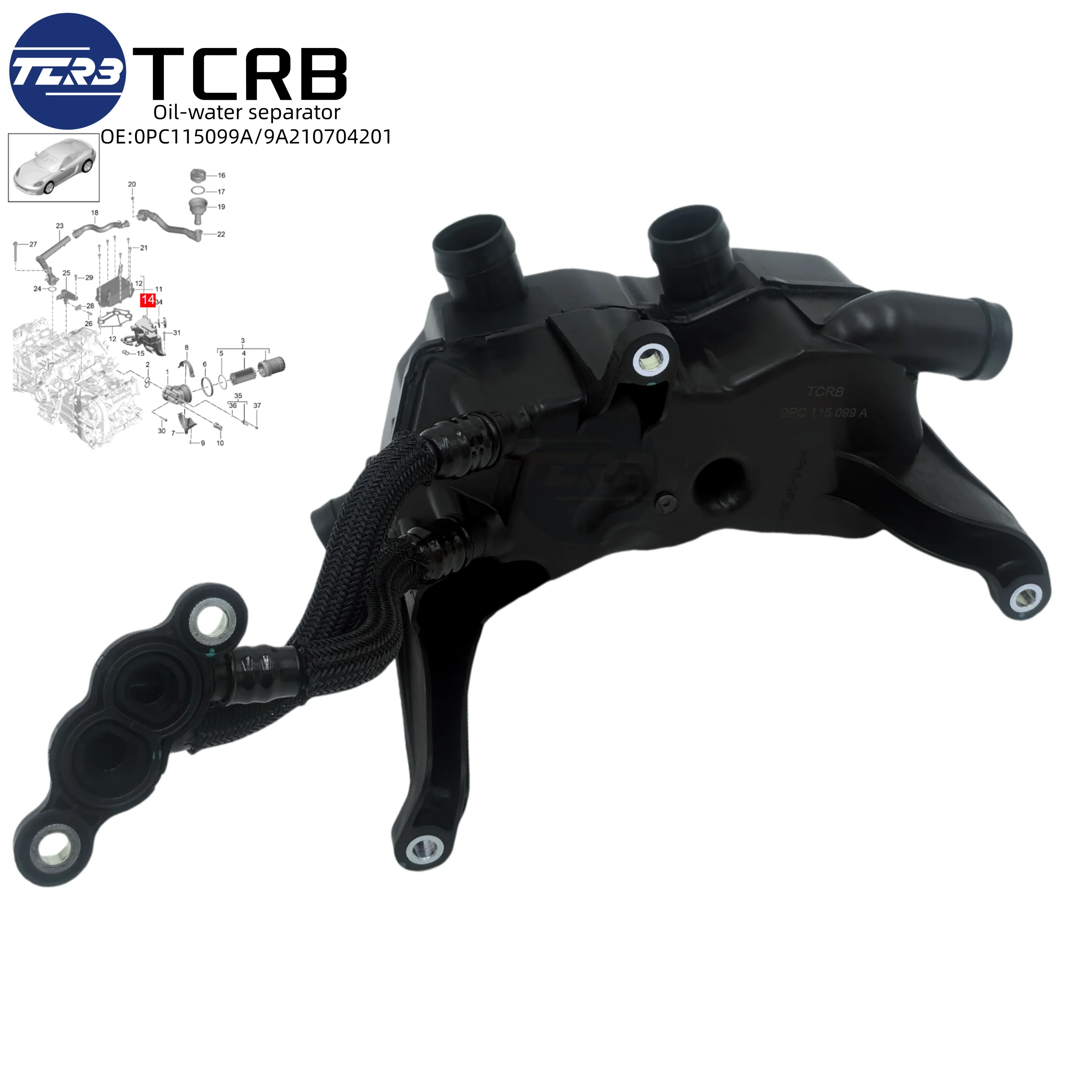 Nuevo Separador de Aceite 0PC115099A 9A210704201 9A210704200 0PC115099 para Porsche Camry/Kaman (982) 2016- Boster 718 (982) 2016