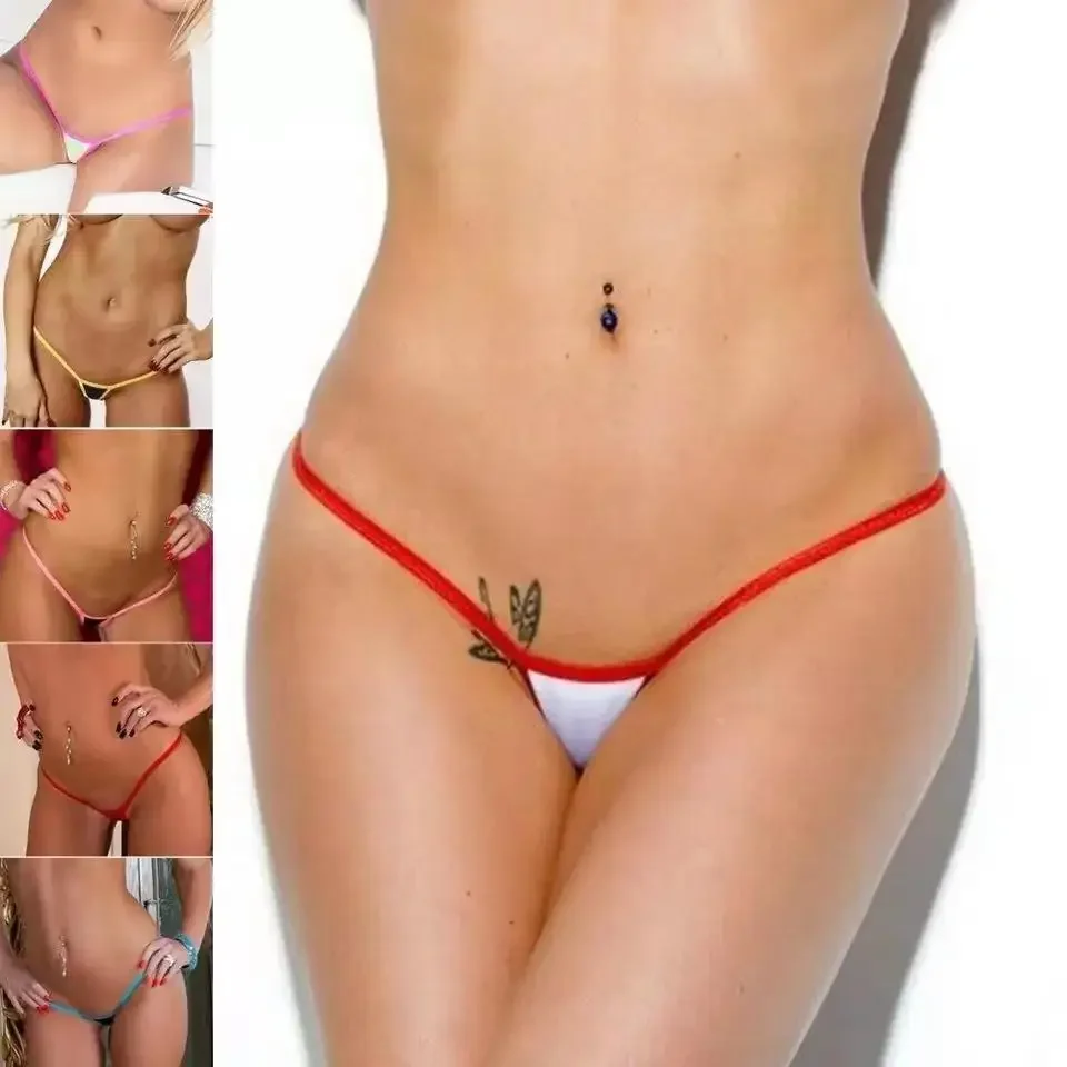 

Women Panties Lingerie Sexy Thongs Low-Rise Thin Block Sexy G-string Female Women Thong Skinny for Daily Wear Women Panties