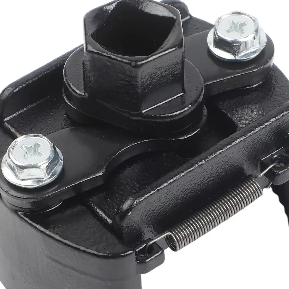 Adjustable 2 Jaw Oil Filter Wrench 60-105mm Cast Steel Remover Tool For Car Engine Maintenance Hand Tools