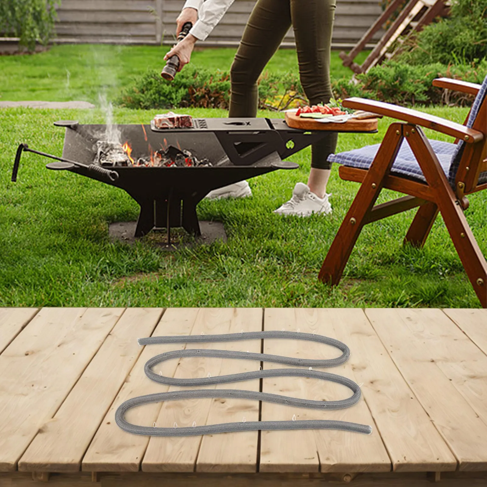 Approx. 86 Inches Gas Range Gasket Gasket Replacement Effective Temperature Sealing Enhanced Cooking Efficiency