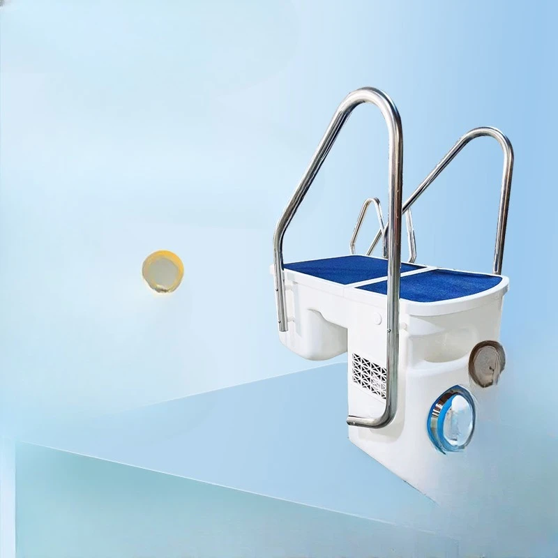 

Wall-mounted integrated, sand tank villa swimming pool