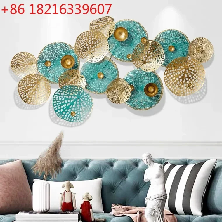 YAO American living room sofa simple metal background wall creative pendant bedroom home