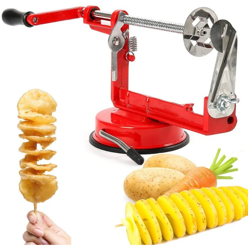 

3-in-1 Stainless Steel Hand-cranking Apple Peeler Slicer Fruit Potato Machine Metal Peeler Corer Slicer Kitchen Accessories