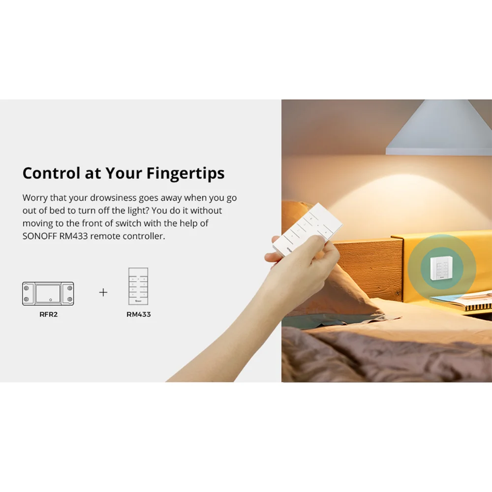 Sonoff BASICR2 Wifi DIY interruptor inteligente Control remoto hogar inteligente eWeLink APP Control funciona con Alexa Google Home