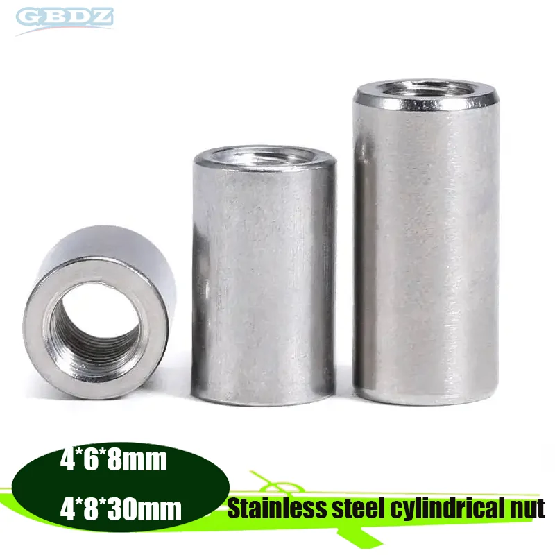 

8-30mm Internal Thread Cylindrical Pin Gb120 Female Thread Locating Dowel Pin 304 Stainless Steel 5/10pcs M4