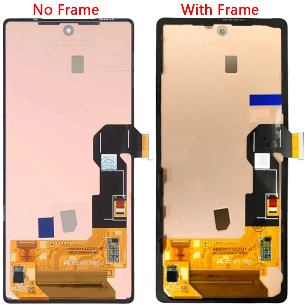 For Google Pixel 6A Display LCD Screen Replacement With Frame 6.1