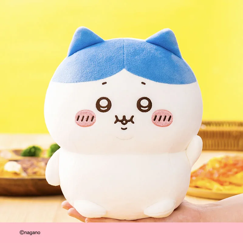 Genuine Chiikawa Hachiware Chubby Plush Toy Cute Cartoon Usagi Anime Peripheral Kawaii Girl's Birthday Gift Soft Chubby Rabbit
