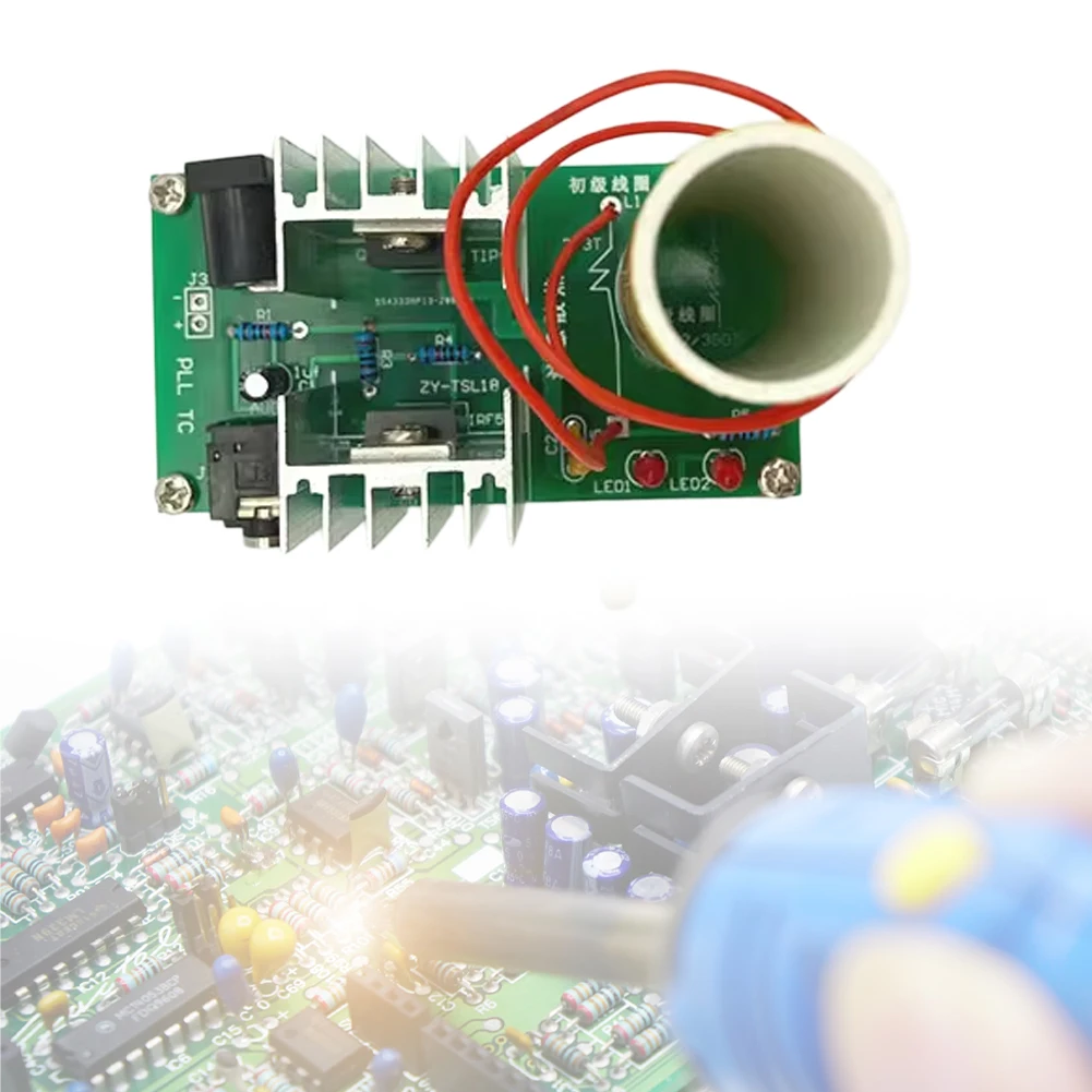 لتقوم بها بنفسك مجموعة لفائف تسلا موسيقى صغيرة ل تسلا لفائف البلازما المتكلم قوس تجربة نقل لاسلكي 15 واط تيار مستمر 15-24 فولت 2A