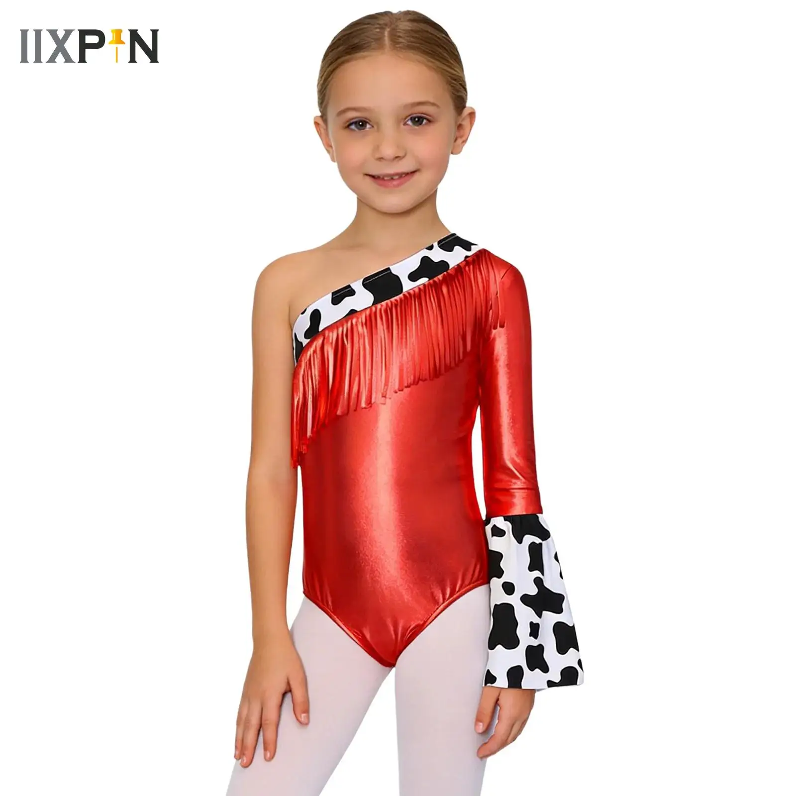 

Western Cowboy Kids Clothes Halloween Cosplay Carnival Party Festival Performance Children Girl Ballet Jazz Latin Dance Clothing