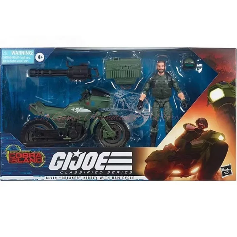 

В наличии: Hasbro G.I. Коллекционная серия Joe: Фигурка Альвин Кинни "Брейкер" и мотоцикл RAM, модель персонажа аниме