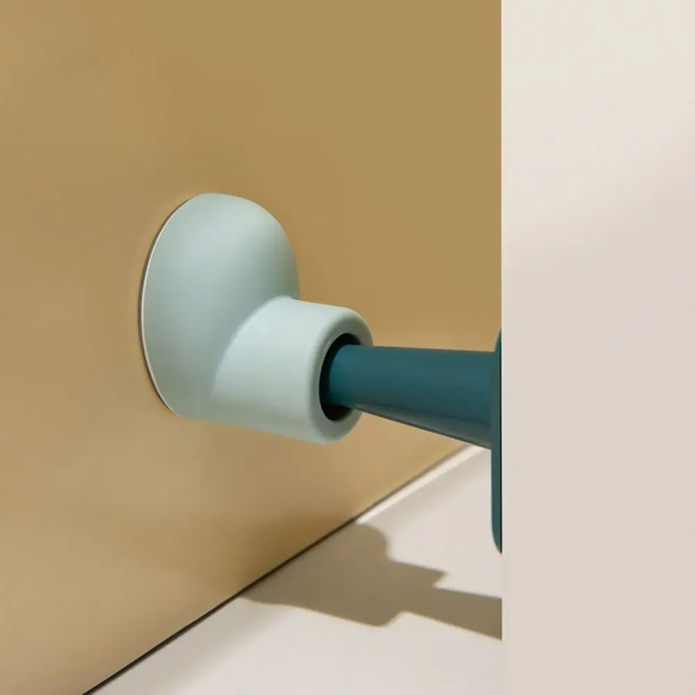 New Silicone Door Stopper Mute Non-punch Anti-bump Door Holder Self Adheisve Household Door Anti-collision Device