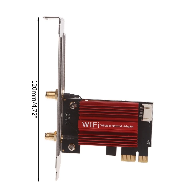 Ricevitore WiFi per scheda di rete Wi-Fi wireless dual band 867Mbps 896F per Intel 7260AC Desktop PCi-e 802.11ac Bluetooth-com