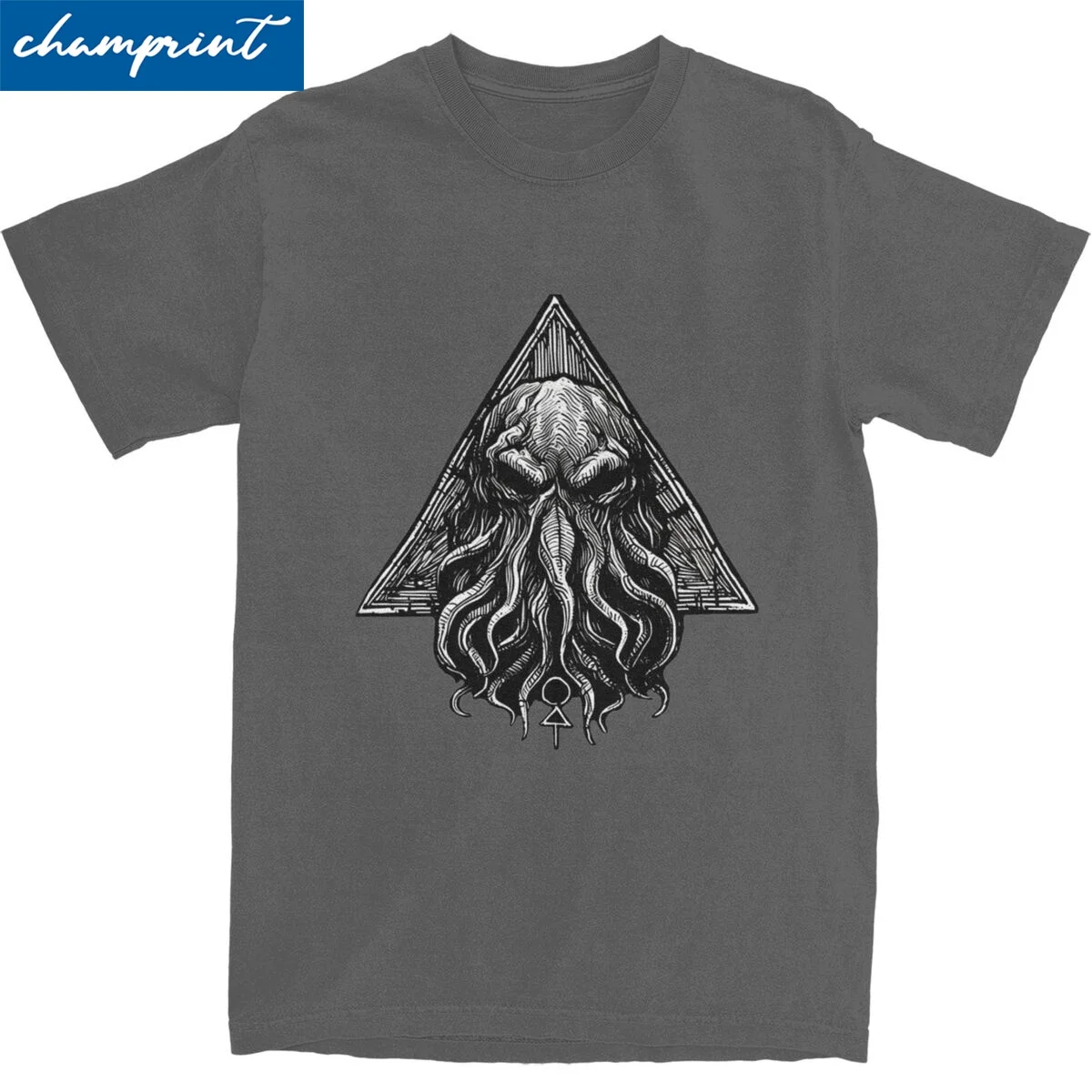 Men Women Cthulhu Horror Of R Lyeh T Shirts Cotton Clothing Funny Short Sleeve Round Collar Tee Shirt Plus Size T-Shirts