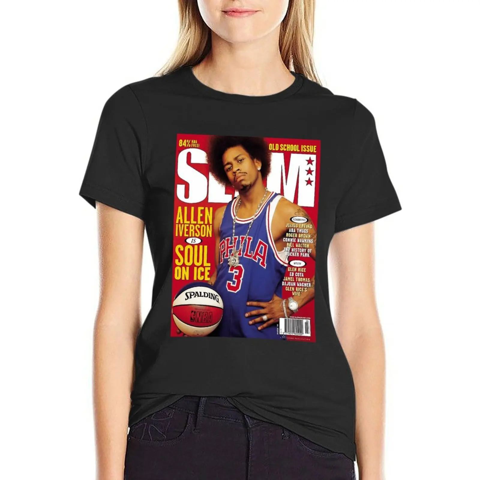 Allen Iverso T-Shirt quick-drying oversized aesthetic clothes Women tops