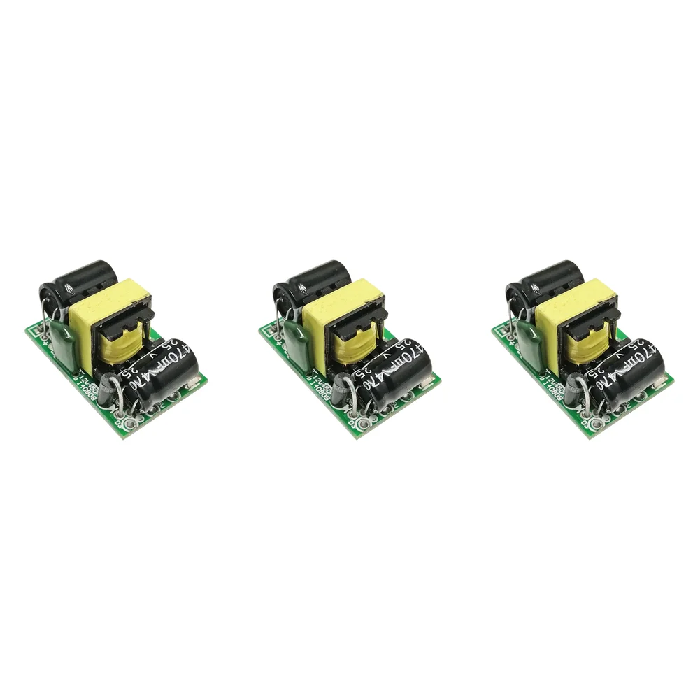3PCS 9V DC Power Supply Module 90-240V AC Input Compatibility 500mA Output Current 4.5W Output Power with Protection Circuitry