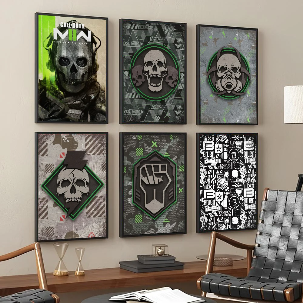 C-Call Of Duty Modern Warfare Poster Paper Print Home Living Room Bedroom Entrance Bar Cafe Art Painting Decoration