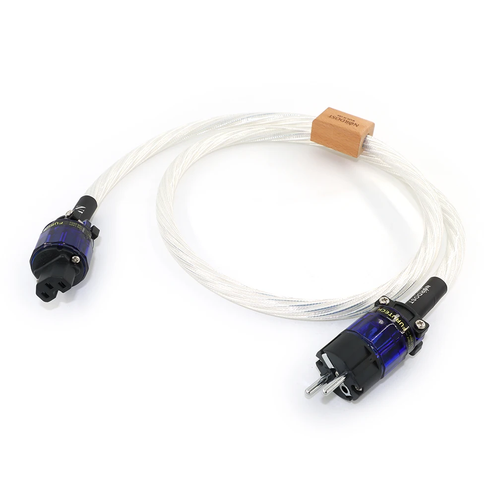 High Quality Nordost Odin Sterling 7N  silver Plated Power Cable  With FURUTECH EU/US/UK Power Plug