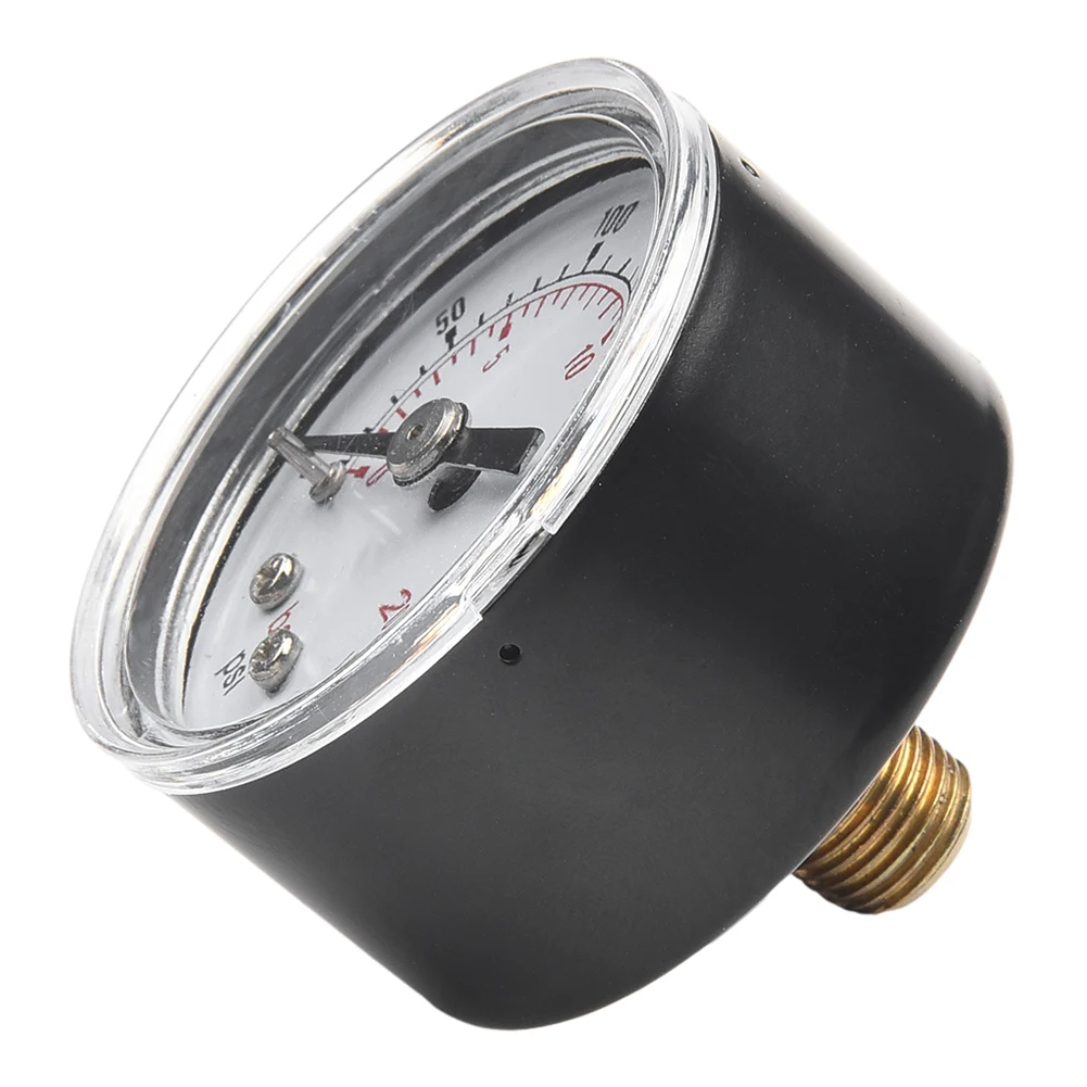 

40mm Liquids Filled Pressure Gauge Stainless Steel Case 030psi with 18BSPT Thread for Gas and Liquid Measurement