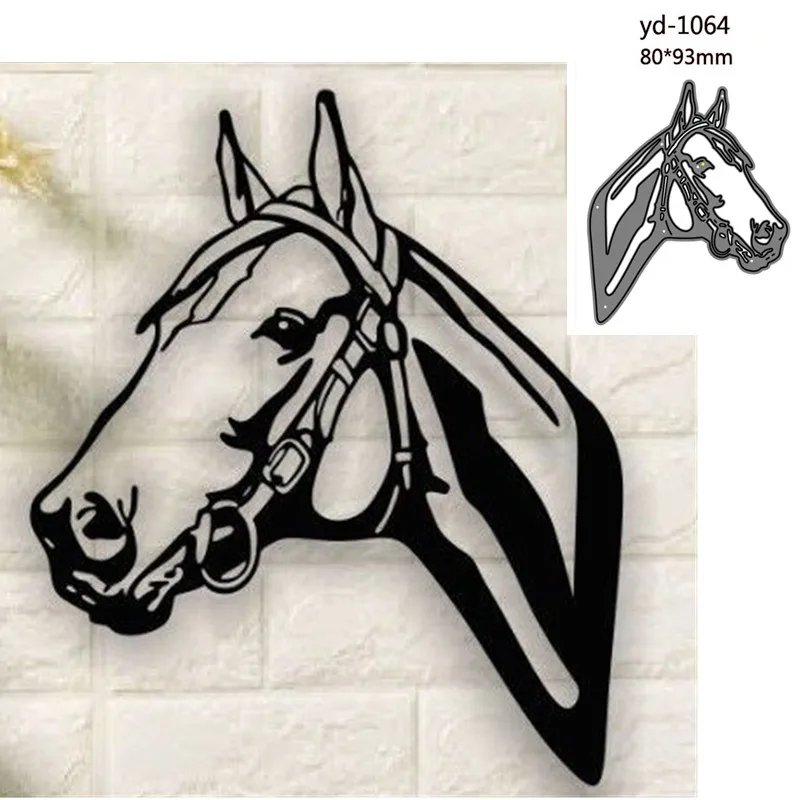 Metal Cutting Dies animal horse Decoration Scrapbook Paper Craft Knife Mould Blade Punch Stencils