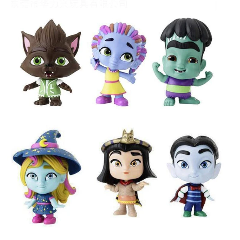 

6pcs Anime Cartoon Super Monsters PVC Action Figure Miniature Model Toys Collect For Kids Christmas Gift