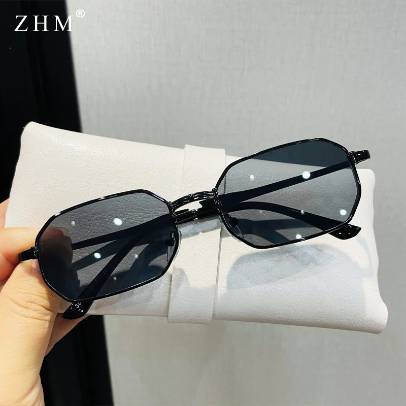 

Fashion Classic Narrow-Frame Man Sunglasses Fashion Rectangular Women's Metal Luxury Brand Sun Glasses Driving sunglasses UV400