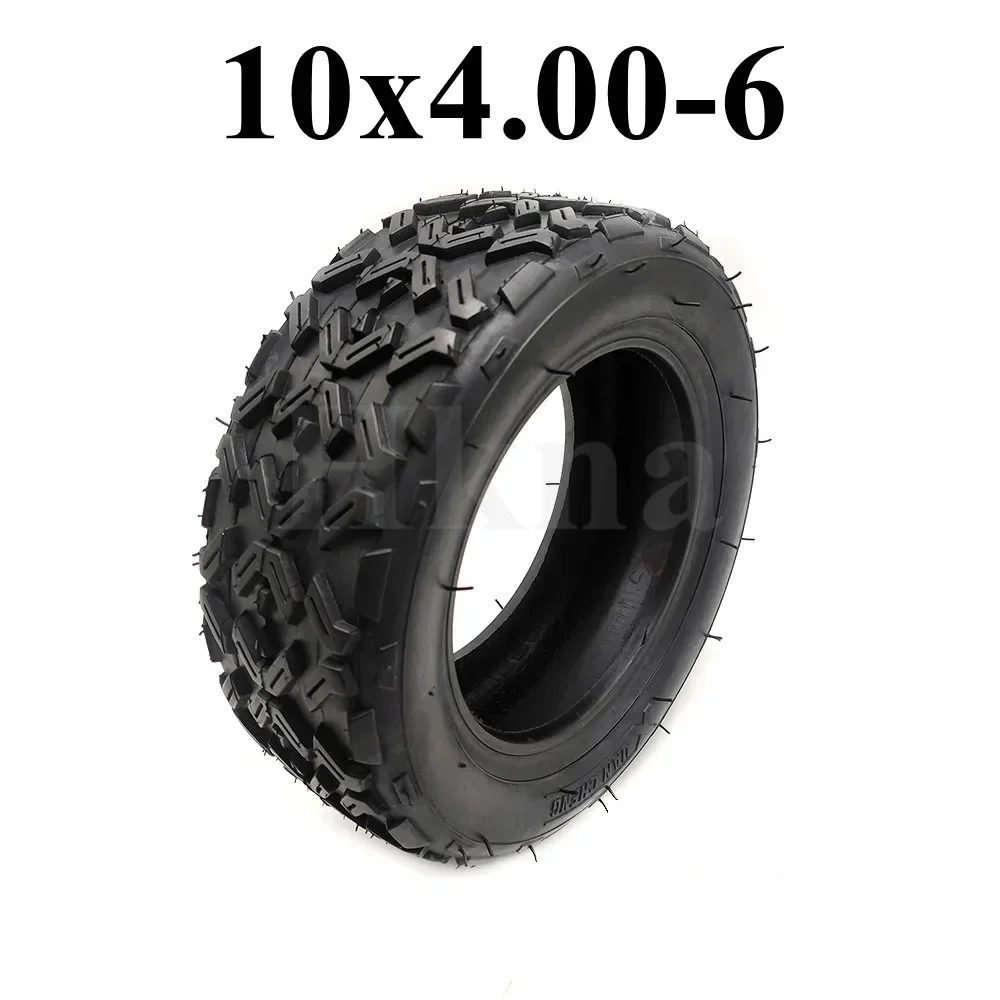 10X4.00-6 Tubeless Tire 10 Inch Off-road Vacuum Tyre for Go Karts ATV Quad Folding Electric Scooter Bike Parts