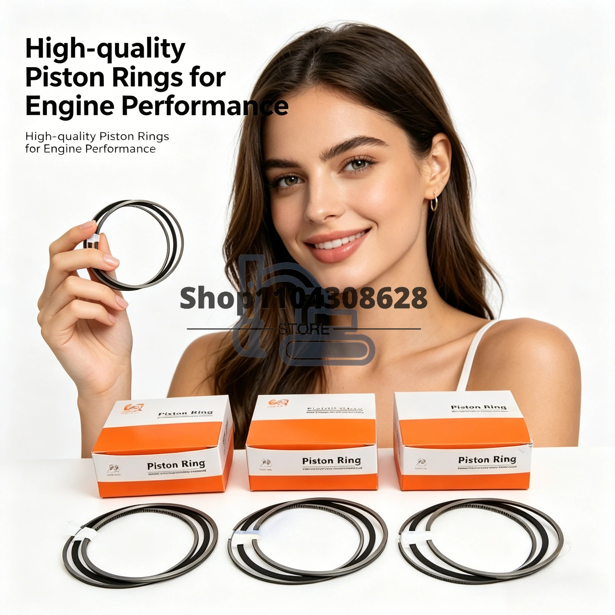 

Piston Rings 3TNE88 For 3 Cylinders 88mm Diesel STD 88*2+2+4 YM129002-22500 Overhaul Rebuild Kit Engine Parts 3TNV88