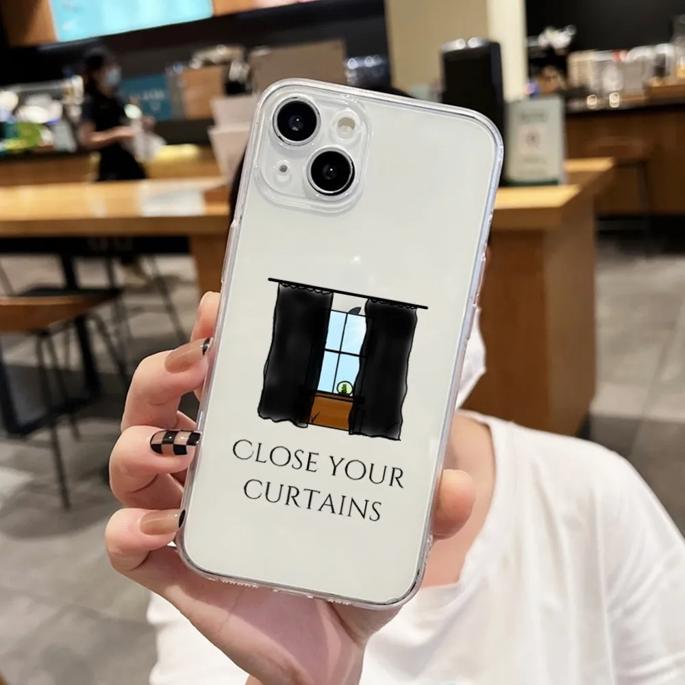 يونغ رويالز سيمون ولهلهلم جراب هاتف آيفون 15 11 13 14 برو ماكس 7 8 زائد X Xr Xs ماكس 16pro 12 غطاء شفاف صغير