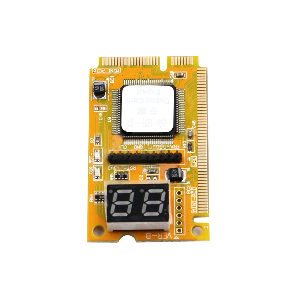 Scheda di debug PCI-E Mini PCI Expert Diagnostica dei guasti Notebook a 2 cifre Tester della scheda madre del computer portatile Scheda di analisi PCI Express