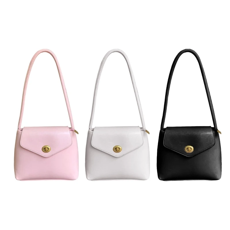 

Sweet Bucket Bags for Women Fashion Handbag PU Leather Shoulder Bag Underarm Bag