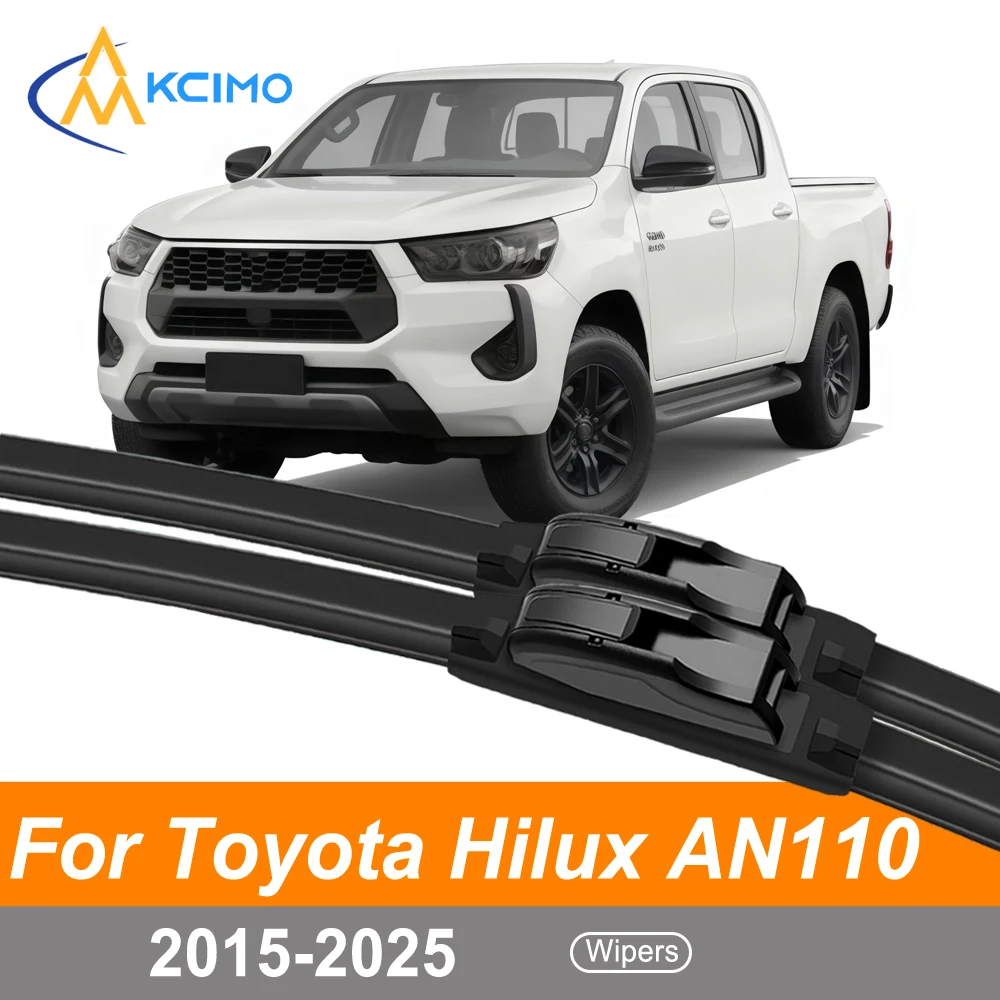 

Direct Fit Wiper Blades Set For Toyota Hilux AN110 AN120 AN130 2015-2025 Model Front Windscreen Wiper Set All-Weather Durability
