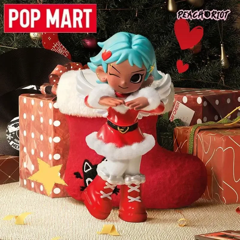 

POP MART Lil Peach Riot Holiday Mixtape Series Blind Box Guess Bag Toys Dolls Anime Action Figure Mystery Box Ornament Girl Gift