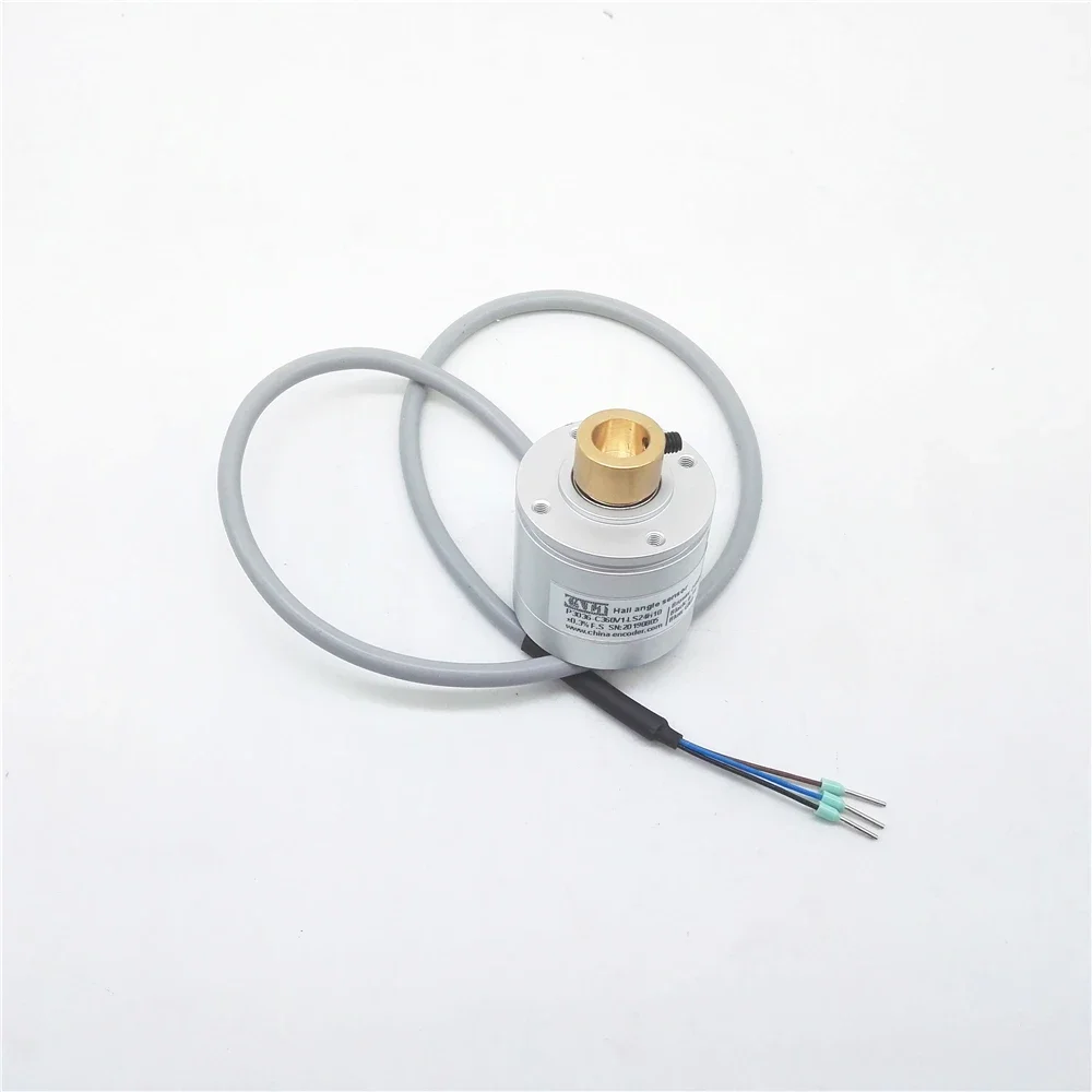 

NEW CALT Hall Angle Sensor 0-360 Degree Blind Hollow Shaft 10mm P3036-C360V1-LS24H10 Absolute Rotary Encoder 24v